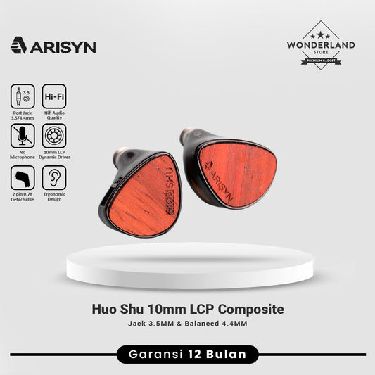 Arisyn Huo Shu HuoShu 10mm LCP Composite Diaphragm Dynamic Driver IEM In Ear Monitor Earphone