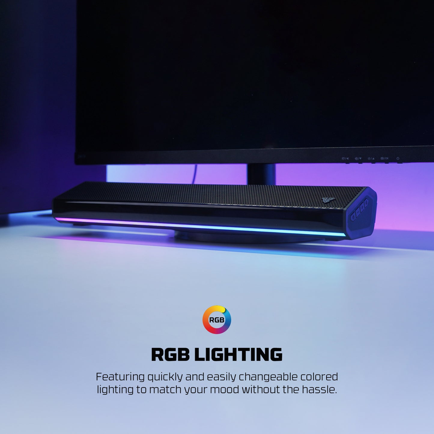 Fantech Groove Bar BS162 / BS-162 Speaker Wireless Gaming Bluetooth RGB Minimalist Portable Super Bass