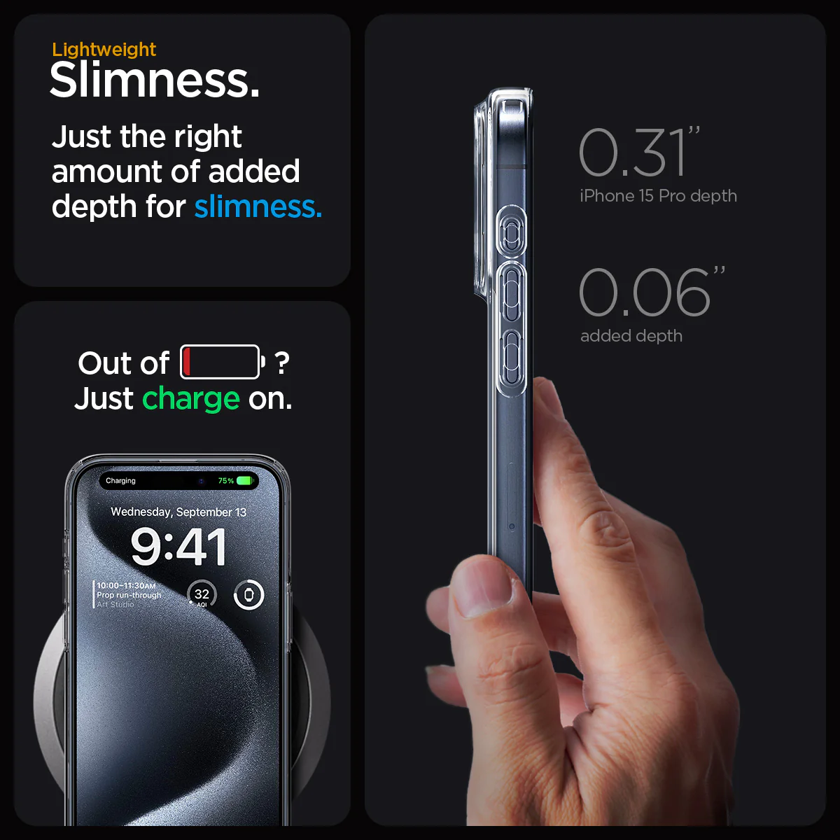 Spigen Case iPhone 15 Pro Max Plus Spigen Liquid Crystal Clear Soft Casing