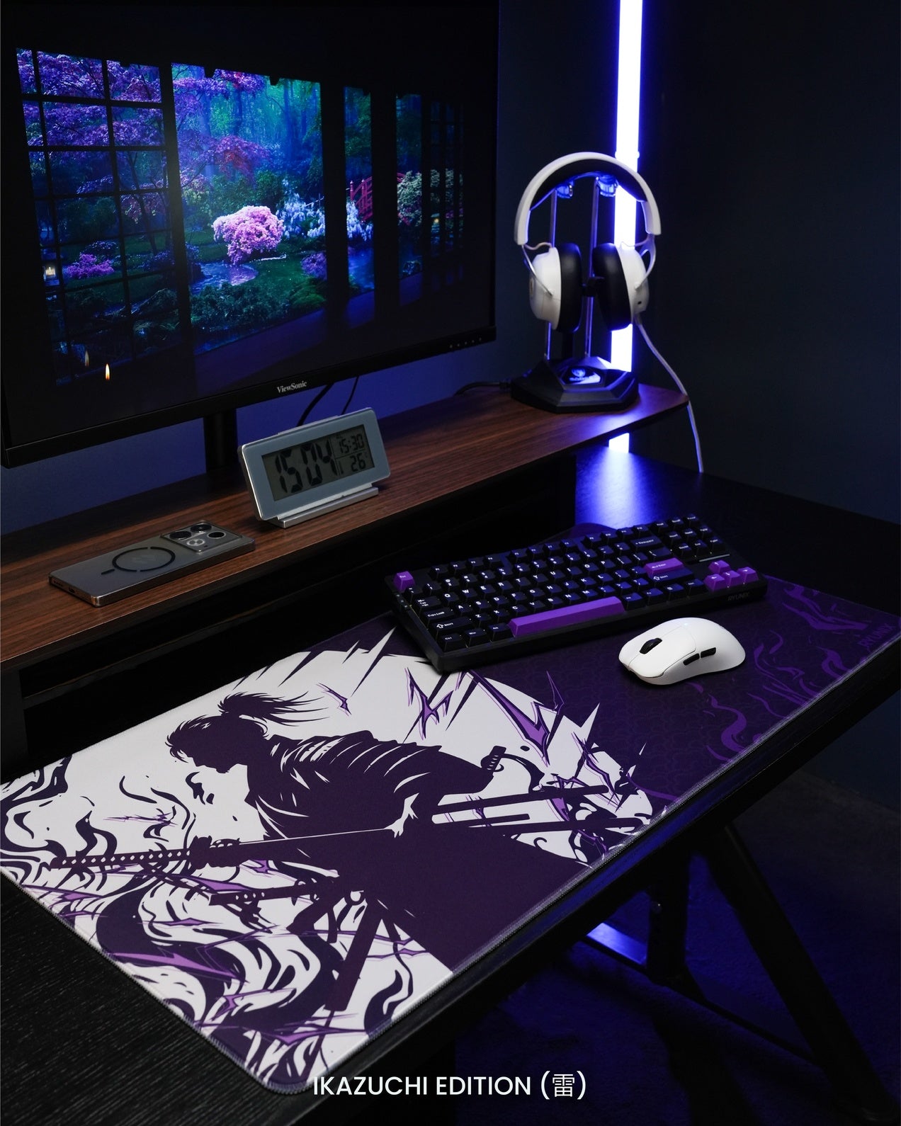 Sades Ryunix RD-84 Aesthetic Mousepad Gekkou Ikazuchi Hinode Gaming Sades Deskmat Speed Type