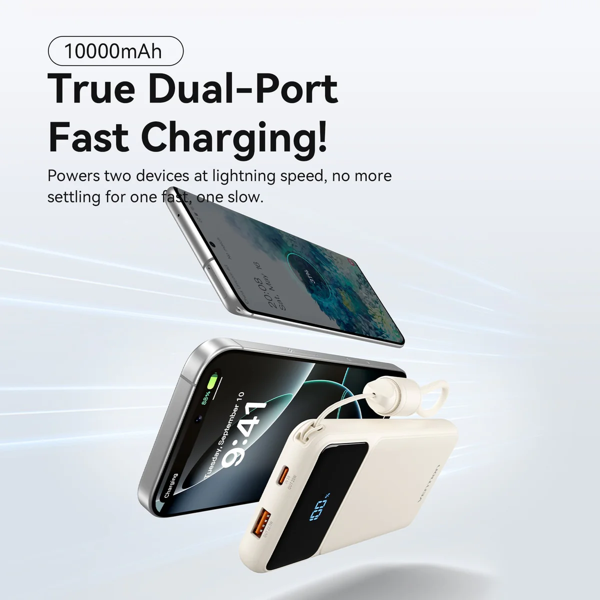 Vention CCC Powerbank Velo Series 22.5W USB-C+USB-A 10000mAh 20000mAh XGY-39 XGY-40