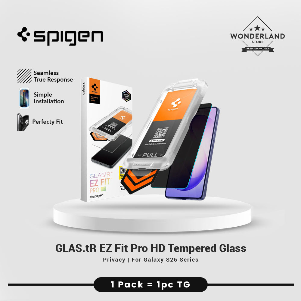 Spigen Tempered Glass for Samsung S26 Ultra Plus GlastR Ez Fit Pro HD Easy Install Tray Screen Protector