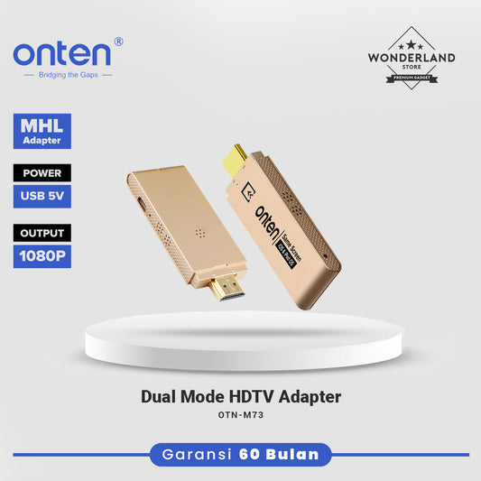 Onten Dual Mode HDTV Adapter Android Miracast Dongle Wireless Wired Non-MHL / MHL Device OTN-M73