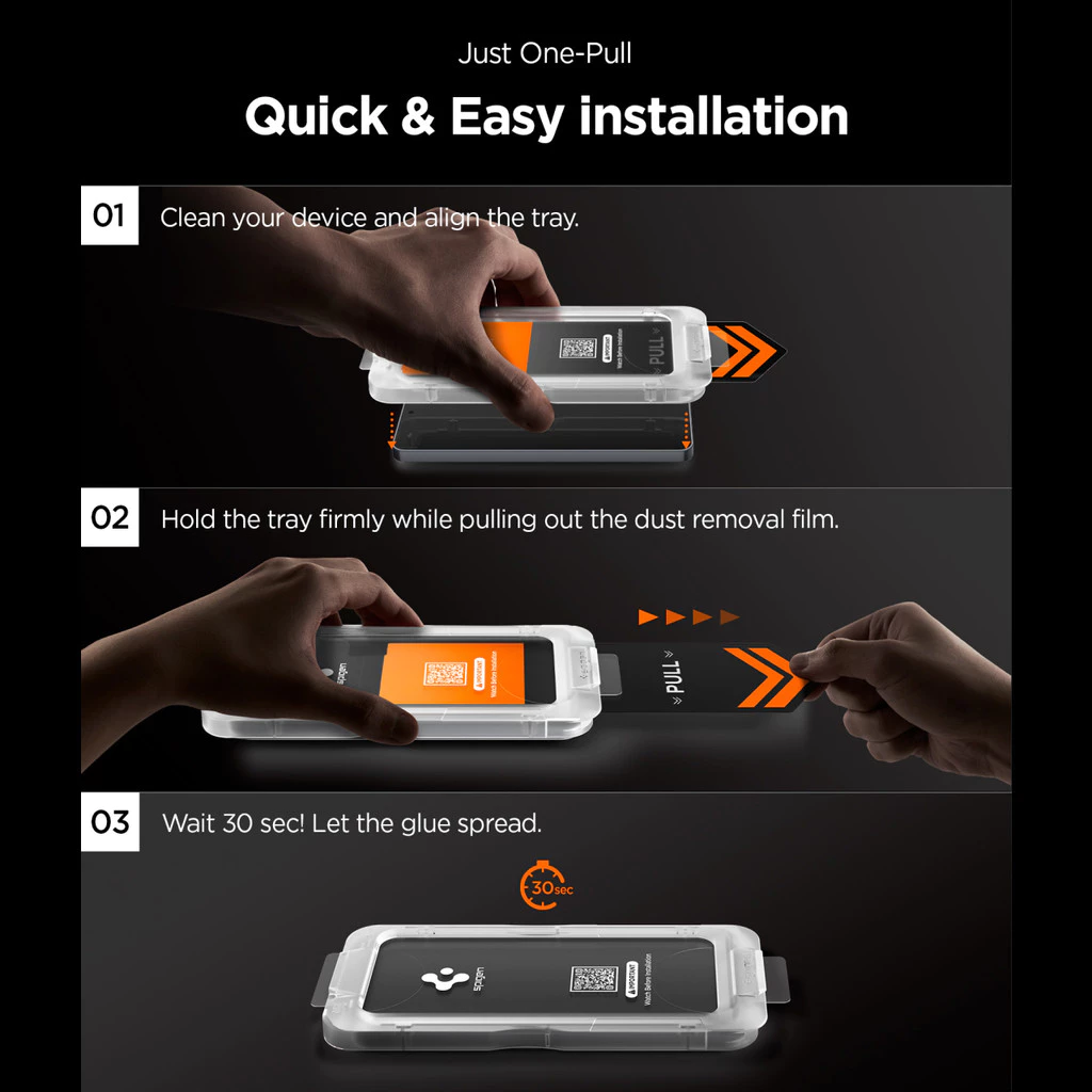 Spigen Tempered Glass for Samsung S26 Ultra Plus GlastR Ez Fit Pro HD Easy Install Tray Screen Protector