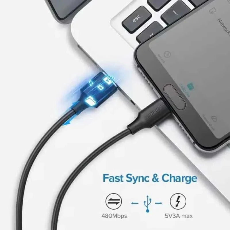 Ugreen Kabel Data USB 3.0 to USB-C 3A 60W QC3.0 Fast Charging
