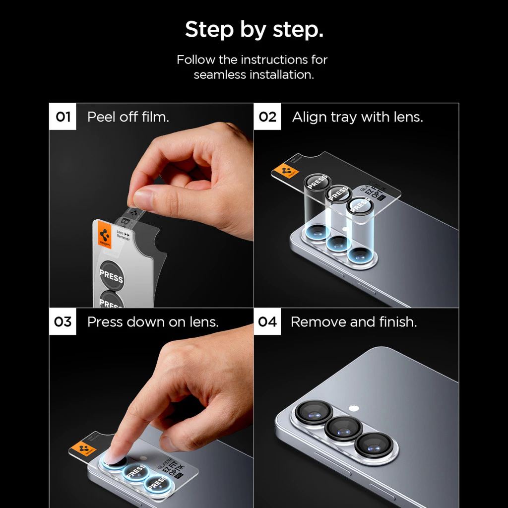 Spige Lens Protector for Samsung Galaxy S26 Ultra GlastR EZ Fit Optik Pro HD Clear Anti Gores Camera Cover