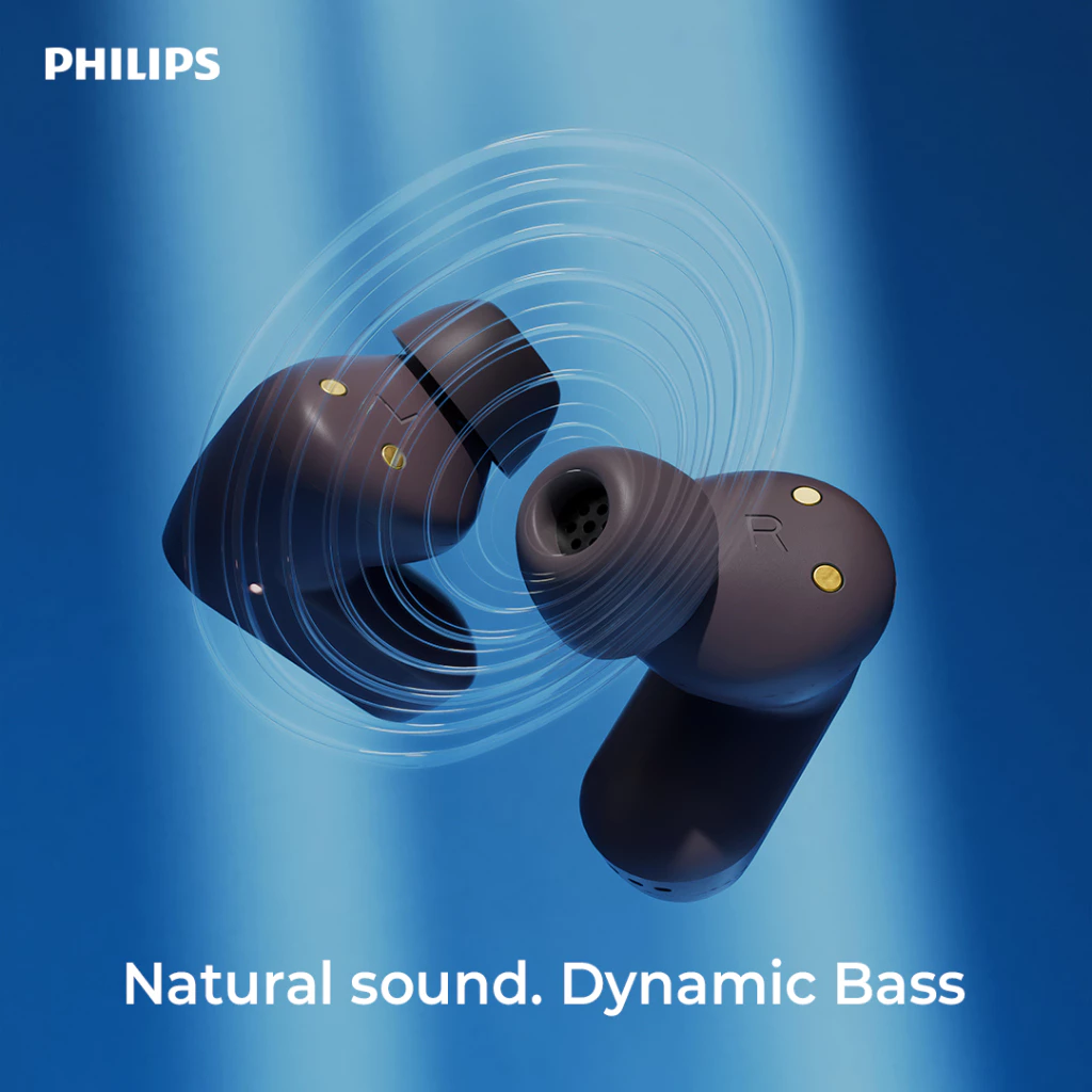 Philips TAT3509 Noise Canceling Pro True Wireless With Philips Sound Signature & Clear Calls