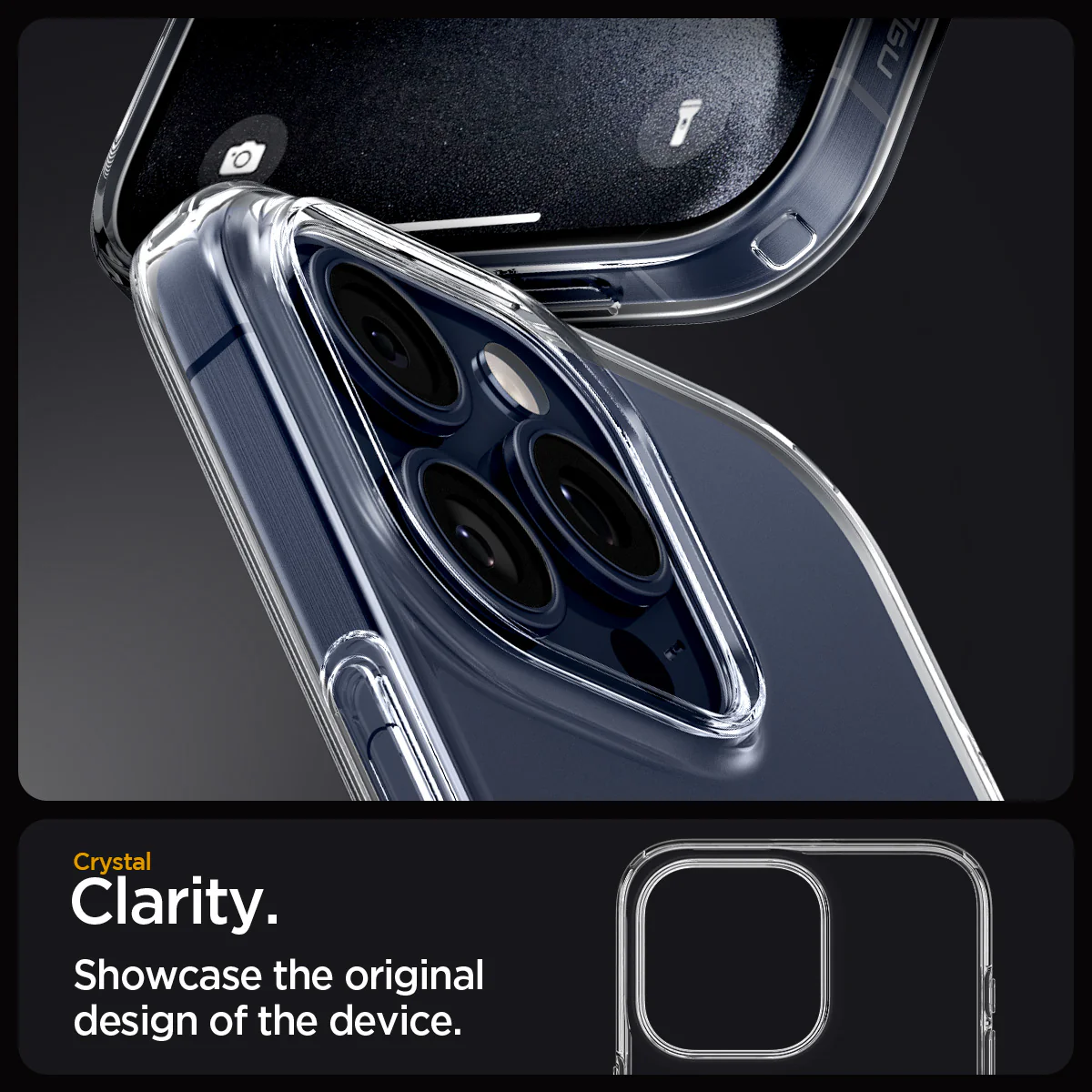 Spigen Case iPhone 15 Pro Max Plus Spigen Liquid Crystal Clear Soft Casing