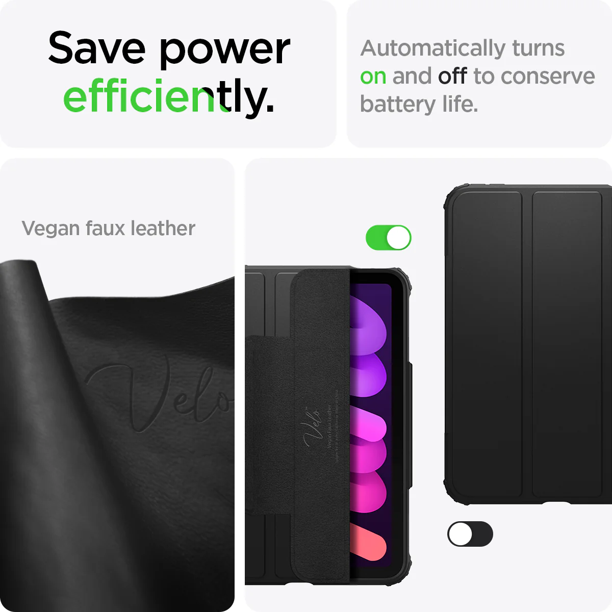 Spigen Case iPad Mini 7/6 8.3 2024 Spigen Ultra Hybrid Pro Stand Flip Cover Anti Shock Crack Slim Casing