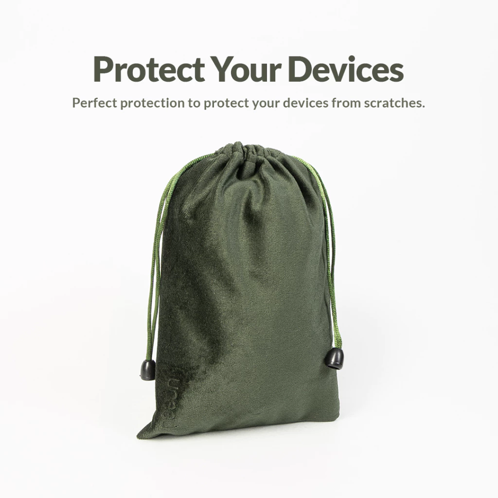 Uneed Universal Drawstring Pouch Powerbank Hp Charger Tas Serut - UOB101