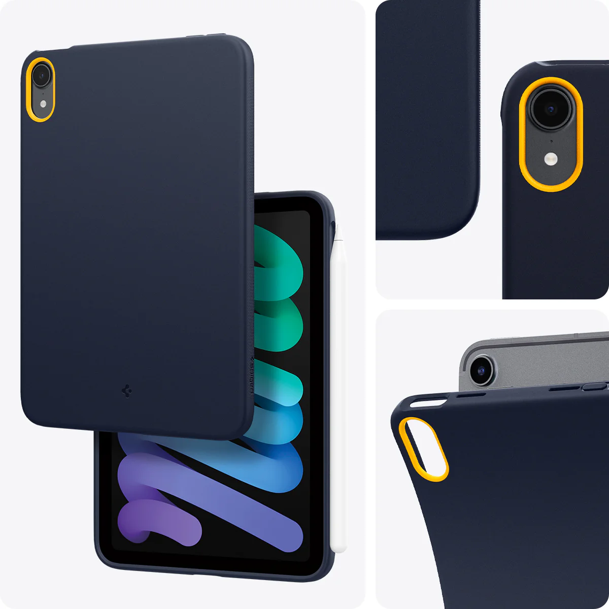 Spigen Case iPad Mini 7 / 6 8.3 inch 2024 Spigen Nano Pop Softcase Matte Silicone Casing