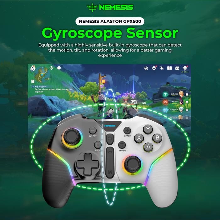NYK Nemesis Alastor GPX500 Gamepad 3in1 Connection Mechanical RGB with Hall Effect GX500