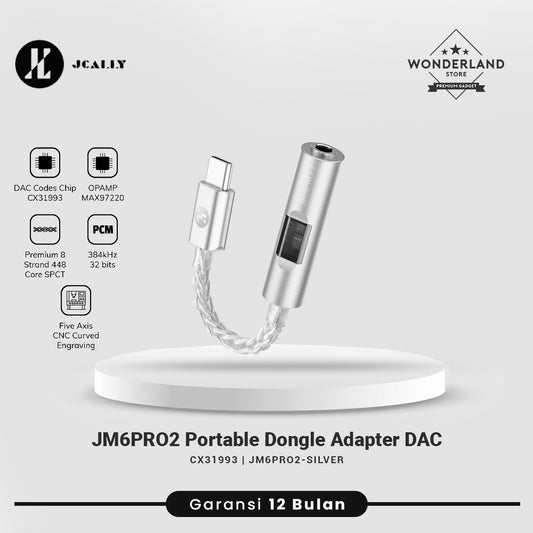 Jcally JM6PRO2 / JM6PRO 2 CX31993 Portable Dongle Adapter USB DAC / AMP