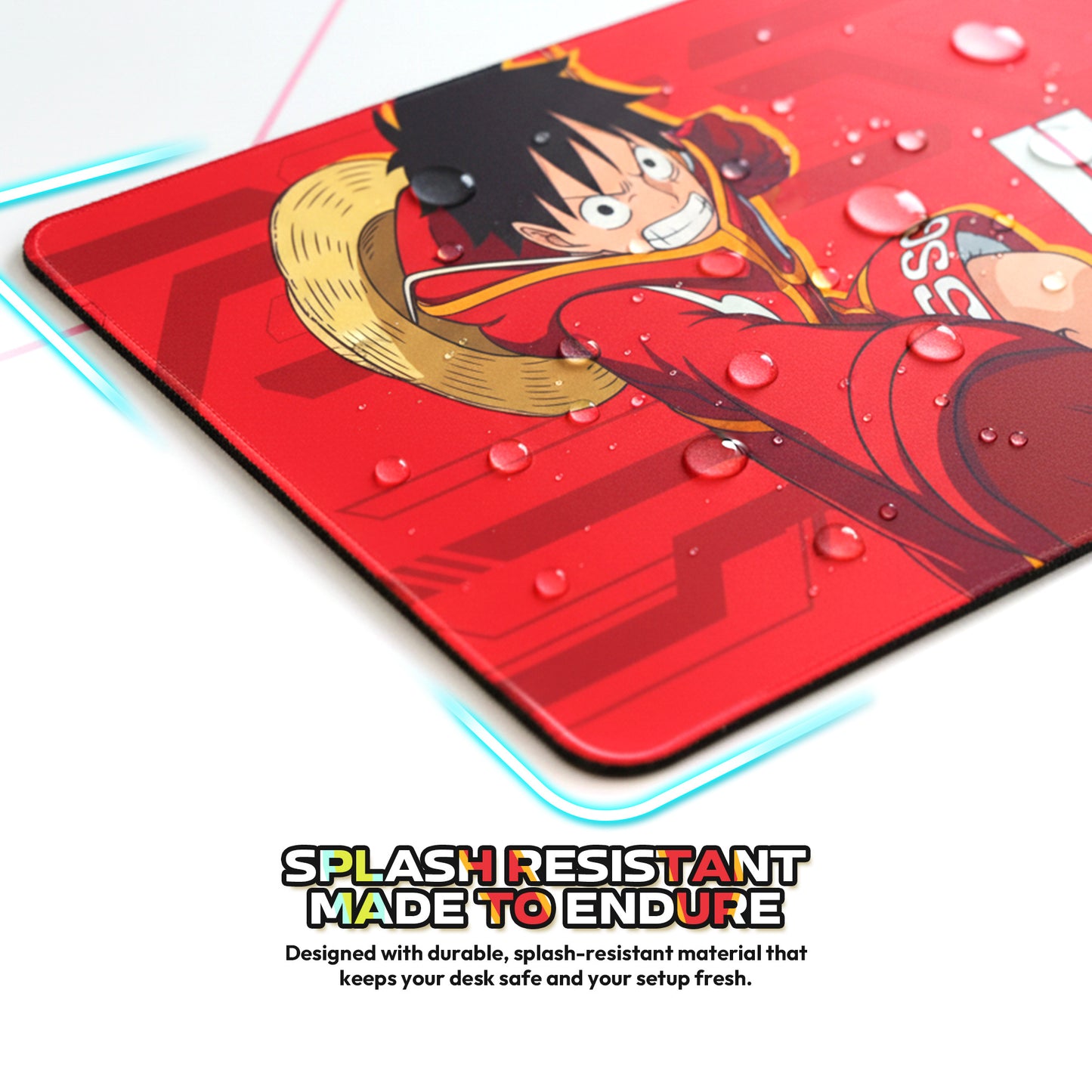 Fantech x One Piece Egghead Colaboration Ato MP905 Deskmat Mousepad Anti Slip Luffy Zoro Chopper Robin NamiUsopp