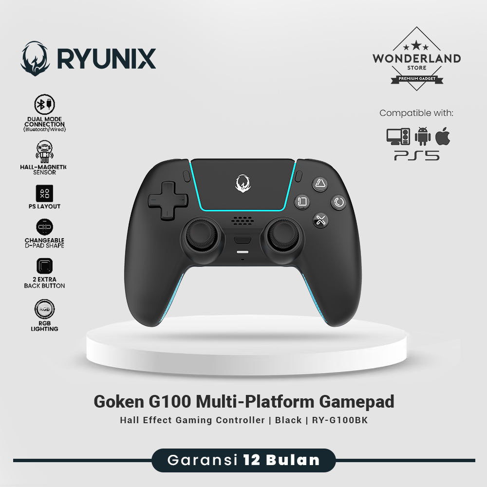 Sades Ryunix Goken G100 Gamepad PS5 Multi Platform Hall Effect Gaming Controller