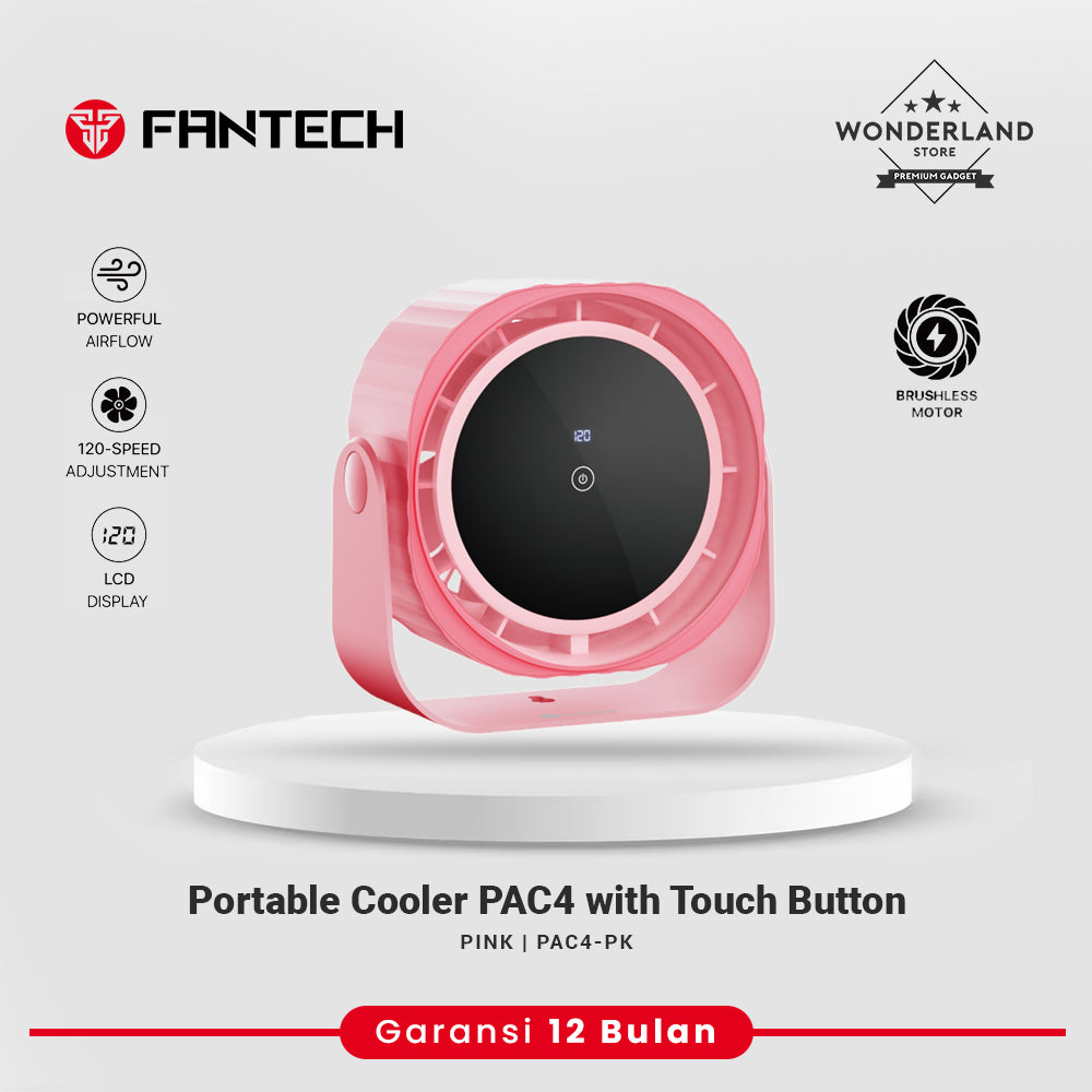 Fantech PAC4 Kipas Portable Cooler PAC4 with Touch Button LCD Display Brushless Motor