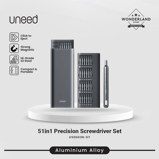 Uneed Precision Screwdriver Kit 31in1 51in1 Premium Obeng Set - USD604 / USD603N