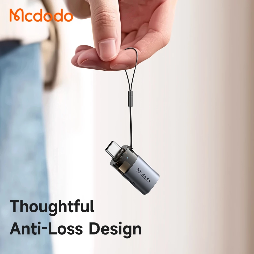 Mcdodo Card Reader 2in1 USB-C to USB-A 3.0 TF Card Speed 5Gbps