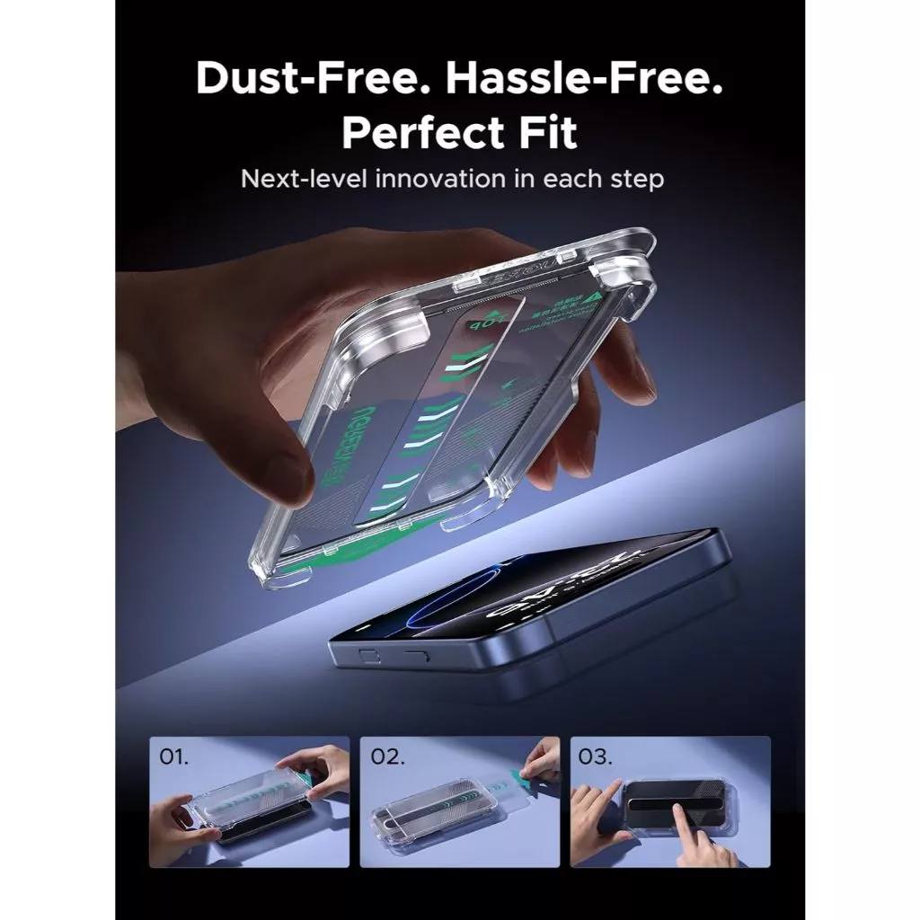 Ugreen Tempered Glass Anti Reflective Clear Anti Spy Privacy for iPhone 17 Pro 17 ProMax