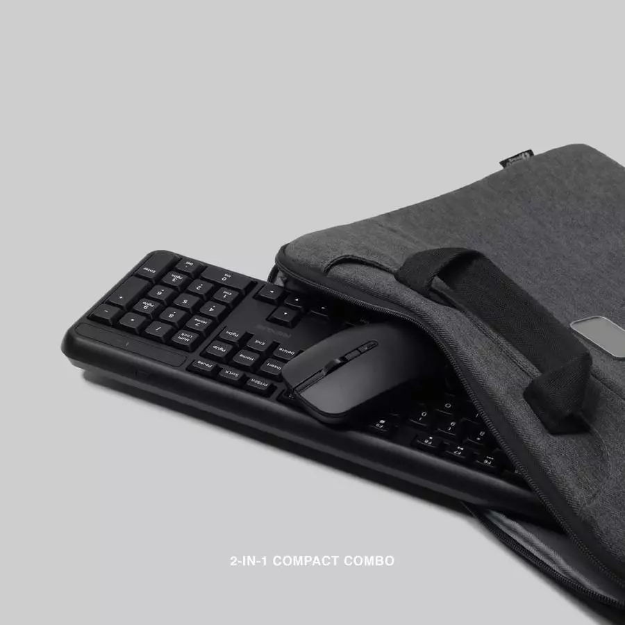 Rexus KM12 Combo Office 2in1 Keyboard & Mouse Wireless Silent Click