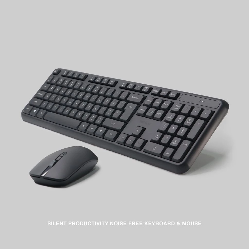 Rexus KM12 Combo Office 2in1 Keyboard & Mouse Wireless Silent Click