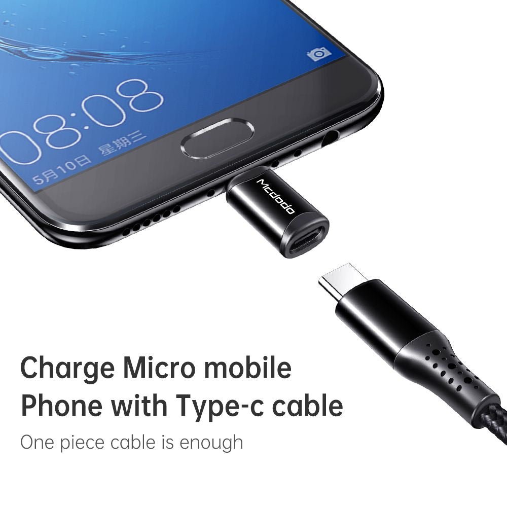 Mcdodo Converter USB-C Female to Micro USB 3A Mini Size OT-7690