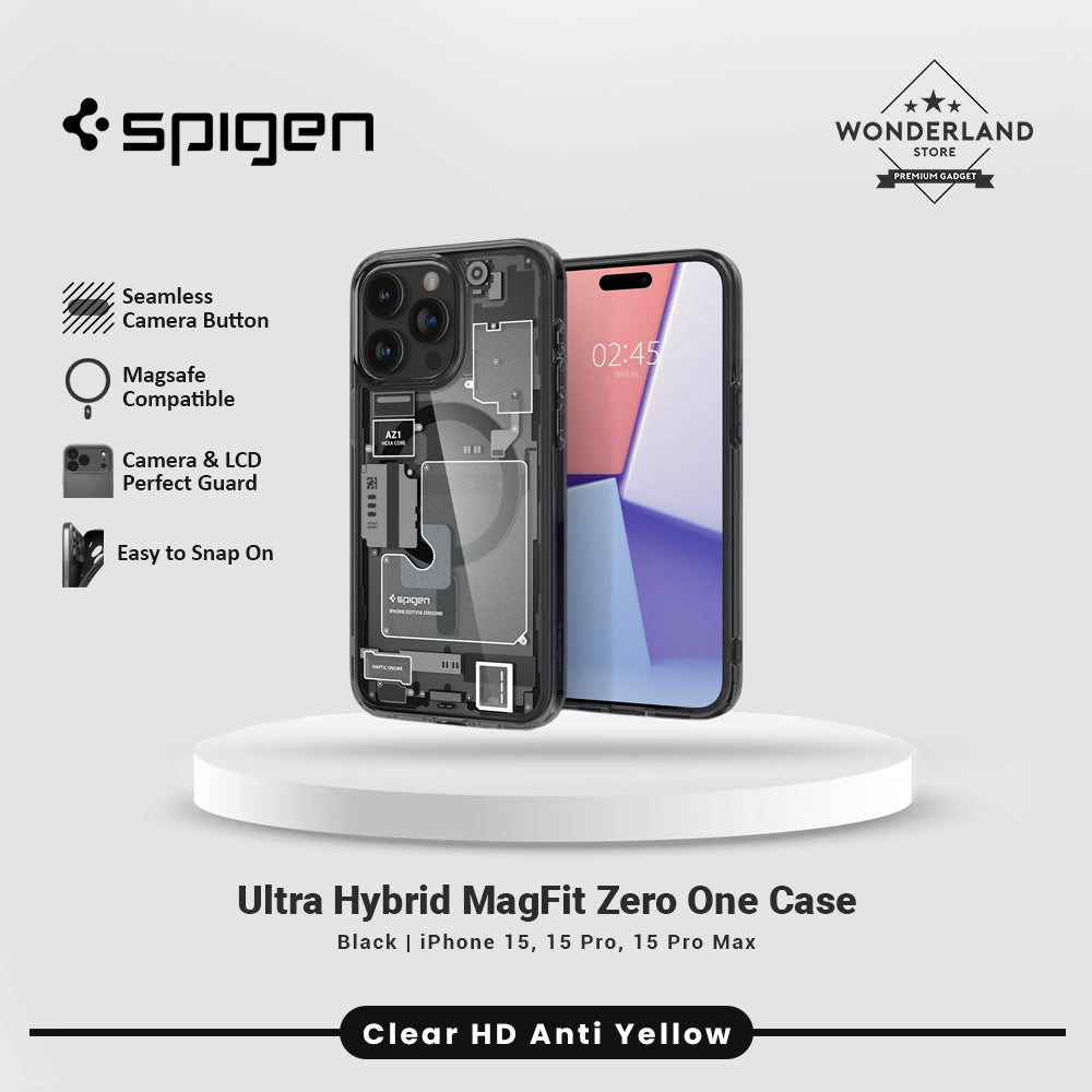 Spigen Case for iPhone 15 Series Spigen Ultra Hybrid Zero One MagFit MagSafe Anti Shock