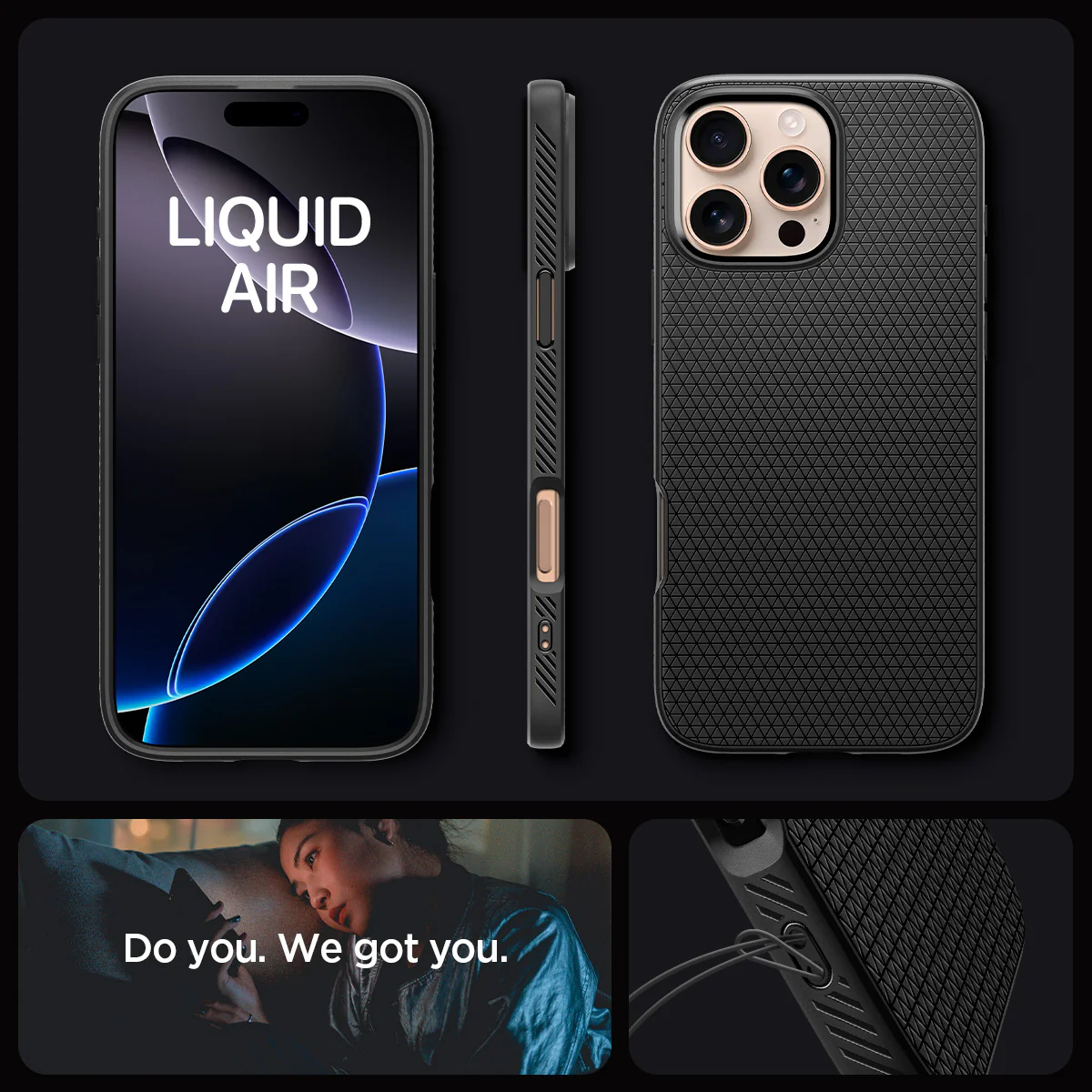 Spigen Case for iPhone 16 Series Liquid Air Softcase Ultra Slim Protection iPhone 16 Plus Pro Max