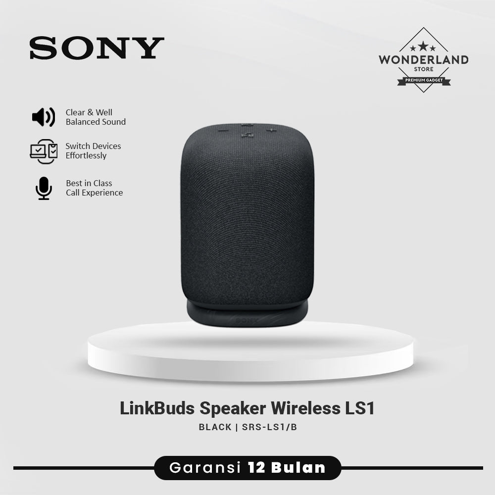 Sony LinkBuds LS1 Portable Wireless Speaker Balanced Sound Clear Call