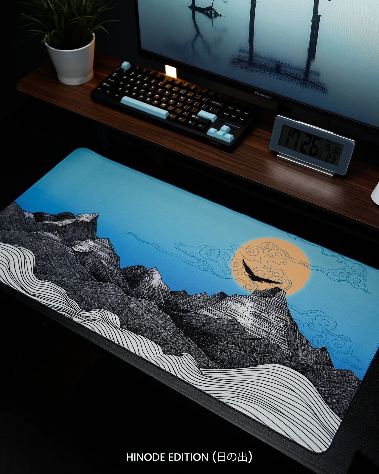 Sades Ryunix RD-84 Aesthetic Mousepad Gekkou Ikazuchi Hinode Gaming Sades Deskmat Speed Type