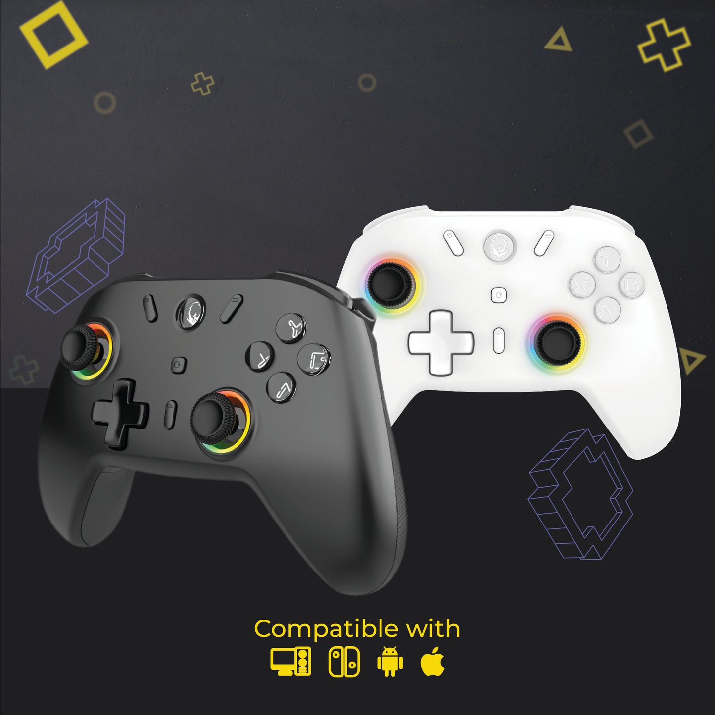 Sades Ryunix G90 Gamepad Hall Effect Tri Mode Gaming Controller