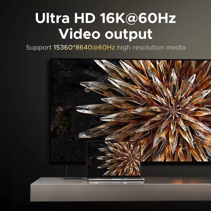 Ugreen Kabel Data Thunderbolt 4 USB C to USB-C to C PD Fast Charging 240W 80Gbps 65383