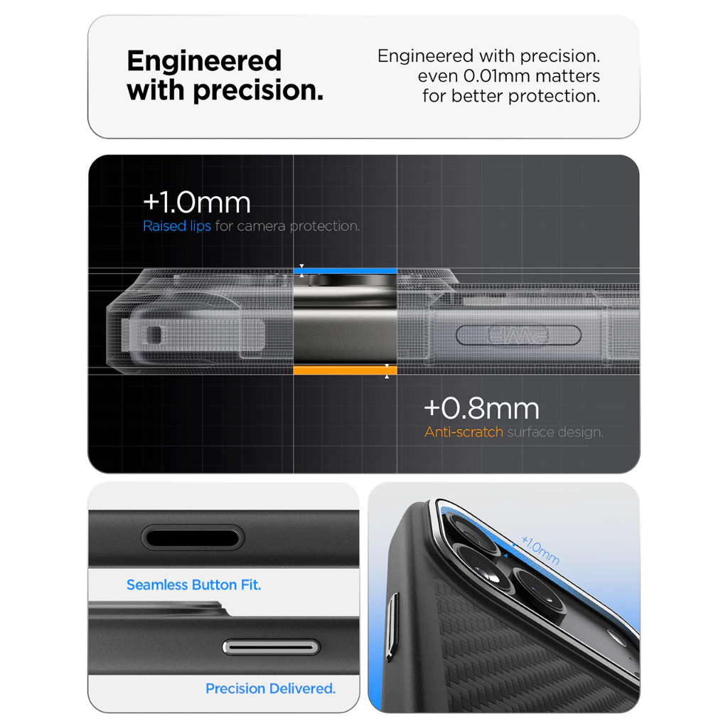 Spigen Case iPhone 17 Pro Max Air Enzo Aramid T Carbon Slim Magsafe Anti Shock Crack Casing