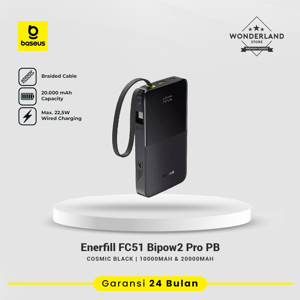 Baseus PowerBank Bipow2 Pro EnerFill FC51 22.5W 10000mAh 20000mAh Digital Display