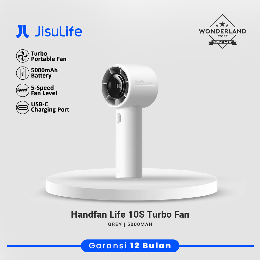 Jisulife Life10 5S / Life 10 HandFan 5000mAh Kipas Tangan Mini Handheld Fan