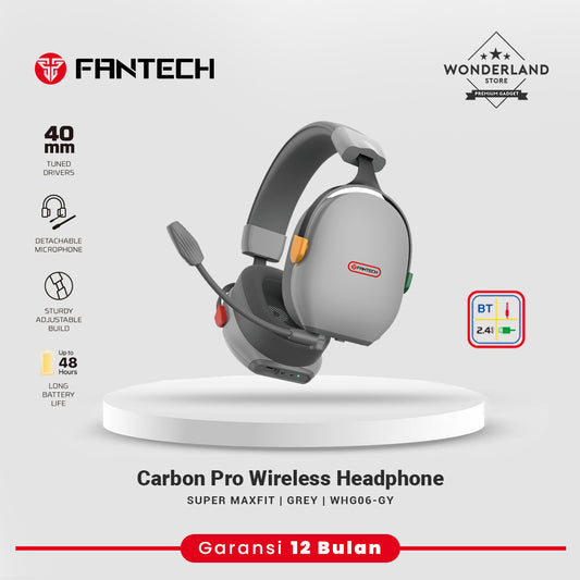 Fantech Super Max Fit Carbon Pro WHG06 Quad Connections Headset Headphone Wireless 2.4Ghz Bluetooth