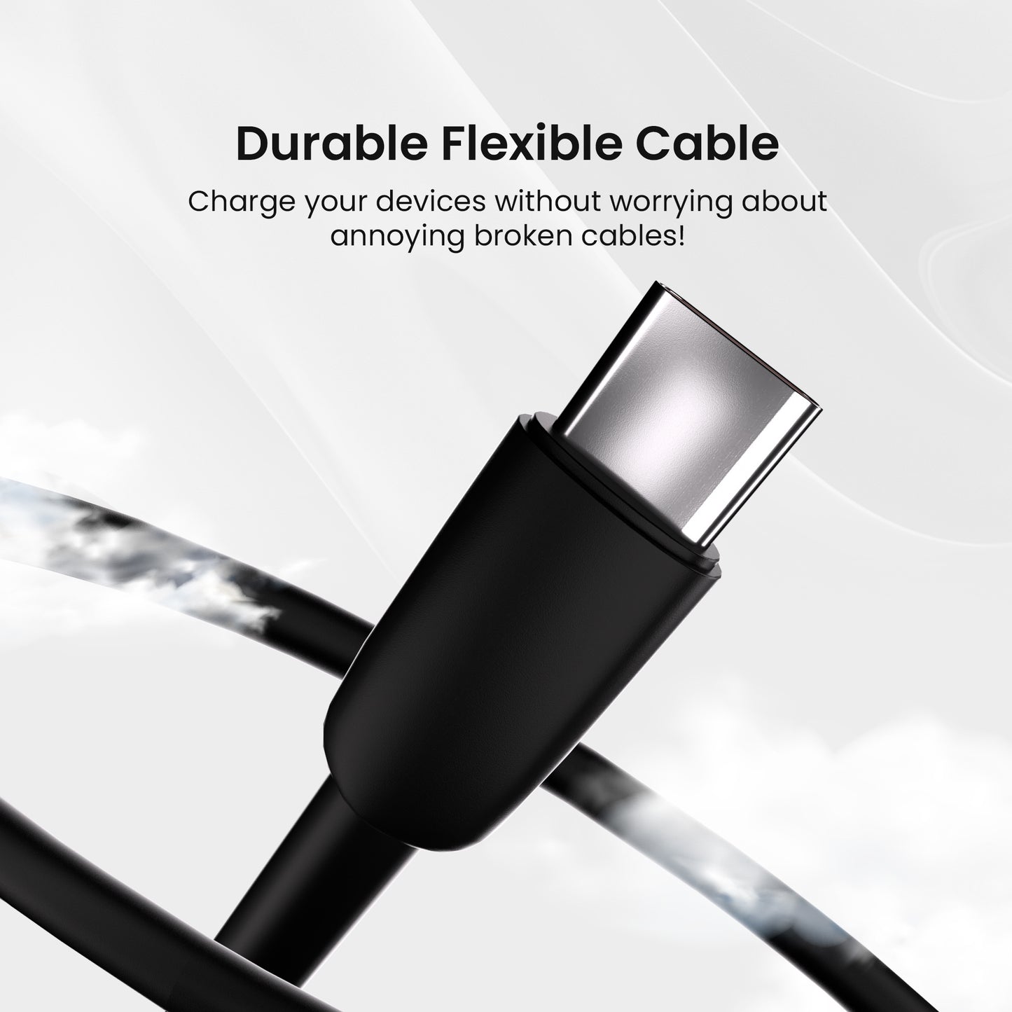 Fantech Duralink Kabel Data USB-A to USB-C 3A Fast Charging 1.2M KCT1201