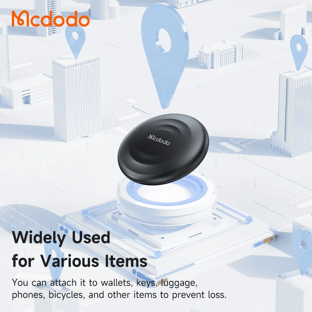 Mcdodo Smart Tag Locator Apple Air Tag Bluetooth iOS MFi Support Only Smart Tracker Pelacak Lokasi GPS