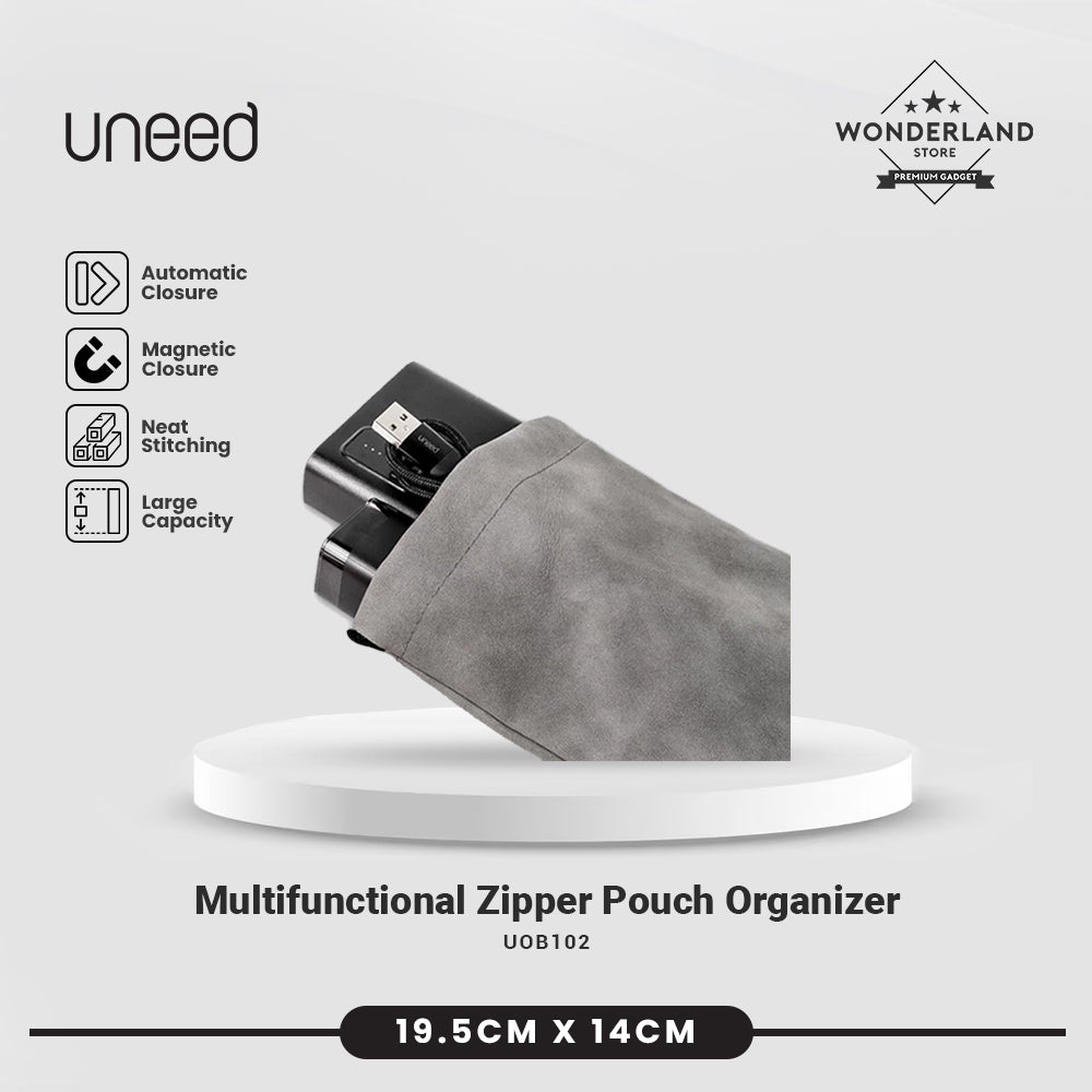 Uneed Multifunctional Pouch Organizer Powerbank, Kabel, Charger, Kacamata, Make Up UOB102
