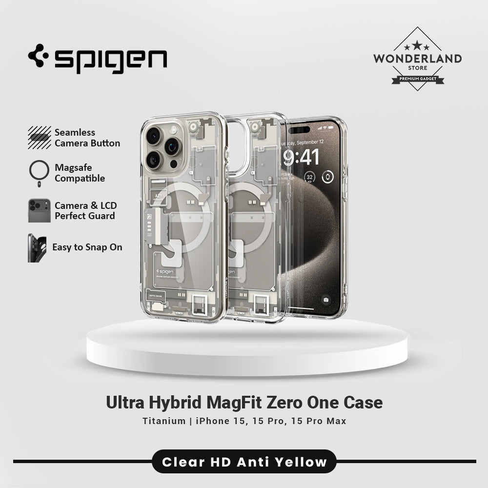 Spigen Case for iPhone 15 Series Spigen Ultra Hybrid Zero One MagFit MagSafe Anti Shock