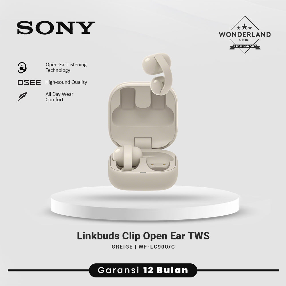 Sony Linkbuds Clip Oper Ear Clip Earbuds TWS Clear Call Dual Microphone LC900