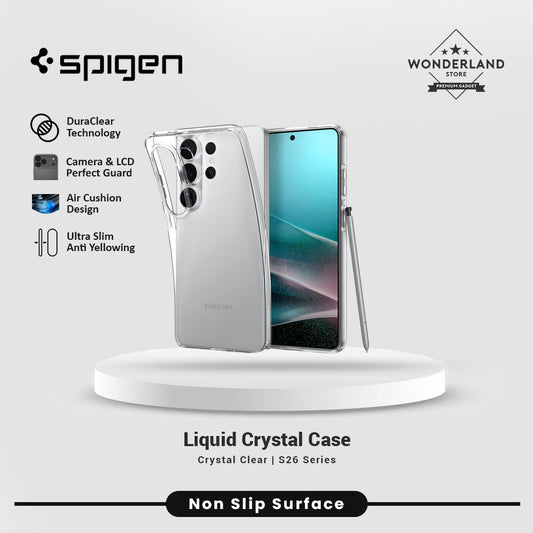 Spigen Case for Samsung S26 Ultra Plus Liquid Crystal Clear TPU Slim Casing