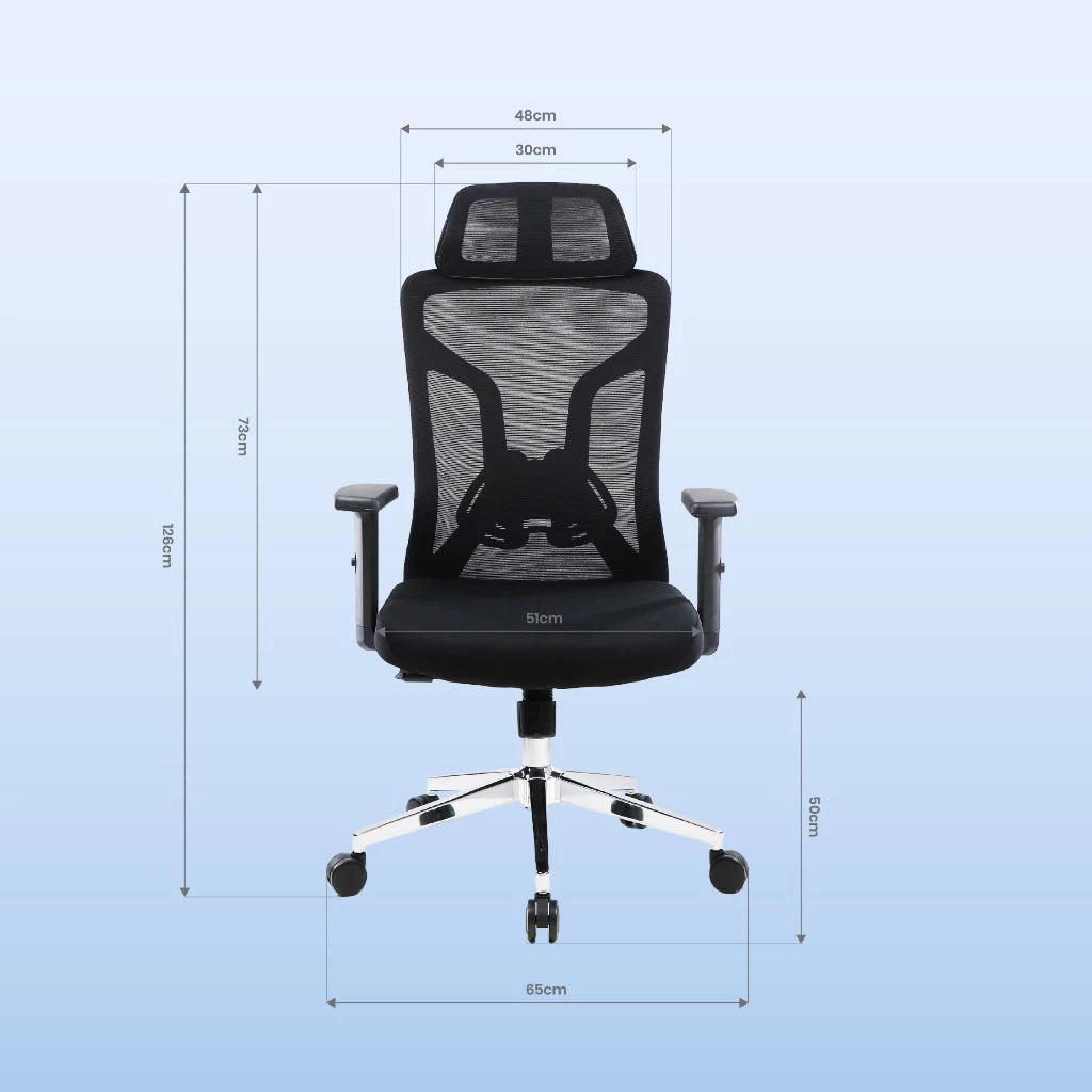 Rexus NC4 Ergonomic Office Chair Kursi Kantor NC-4 / NC4 Reclining Adjustable