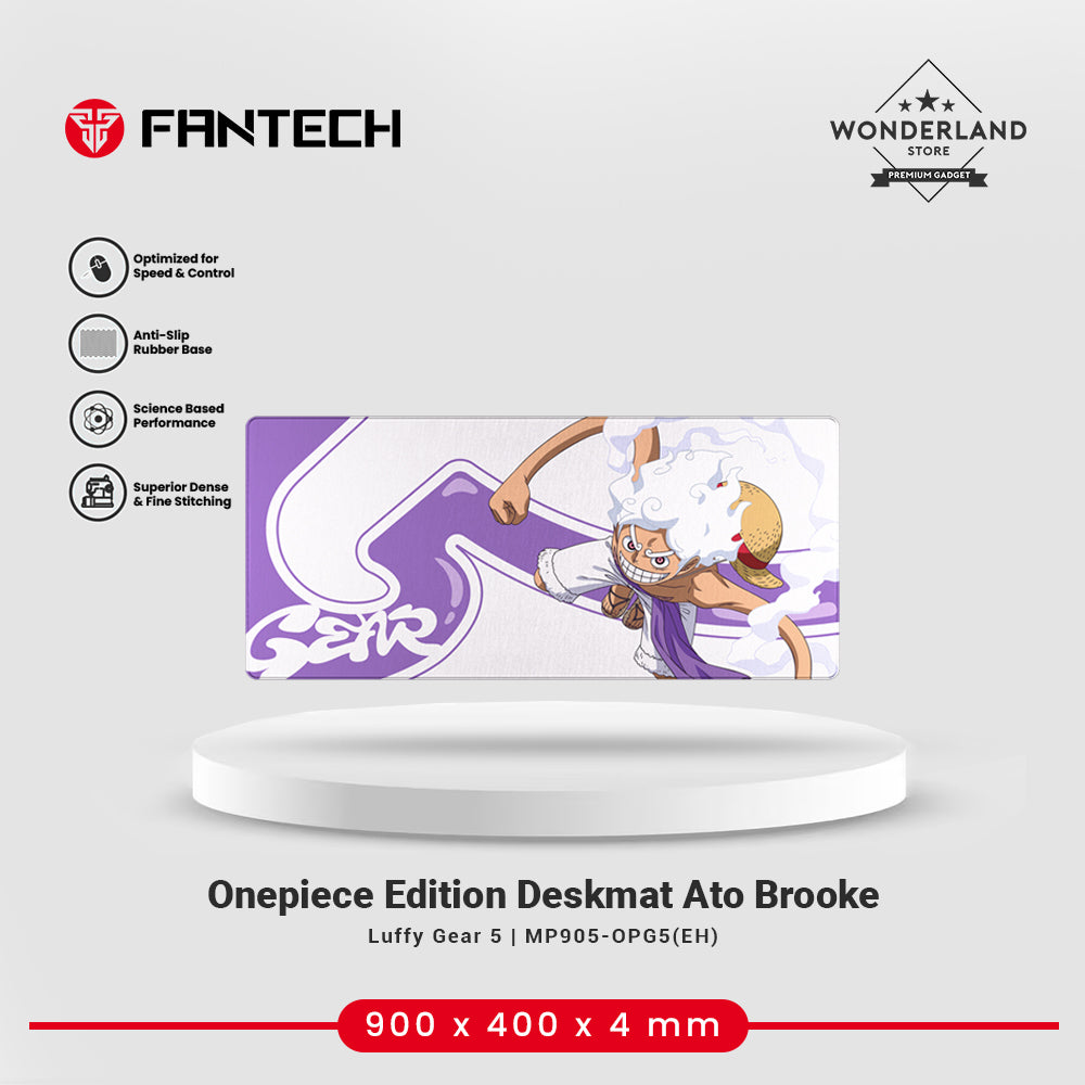 Fantech x One Piece Egghead Colaboration Ato MP905 Deskmat Mousepad Anti Slip Luffy Zoro Chopper Robin NamiUsopp