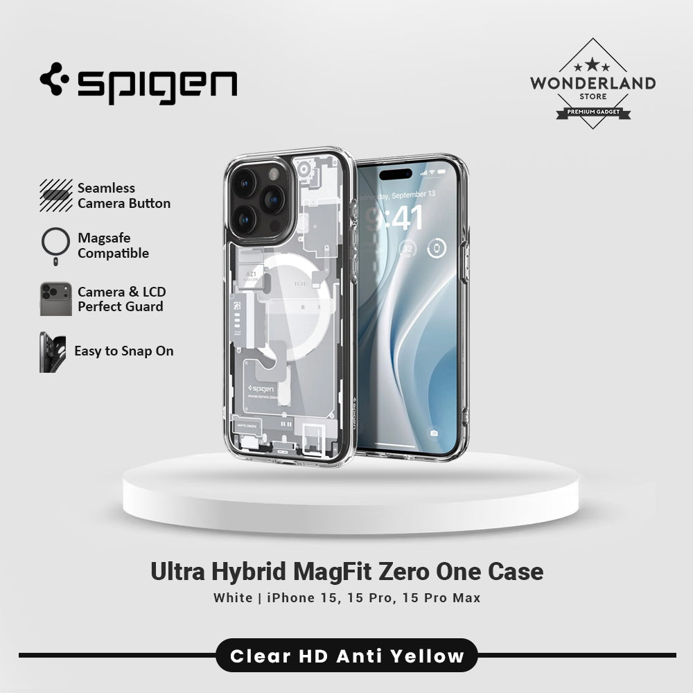Spigen Case for iPhone 15 Series Spigen Ultra Hybrid Zero One MagFit MagSafe Anti Shock