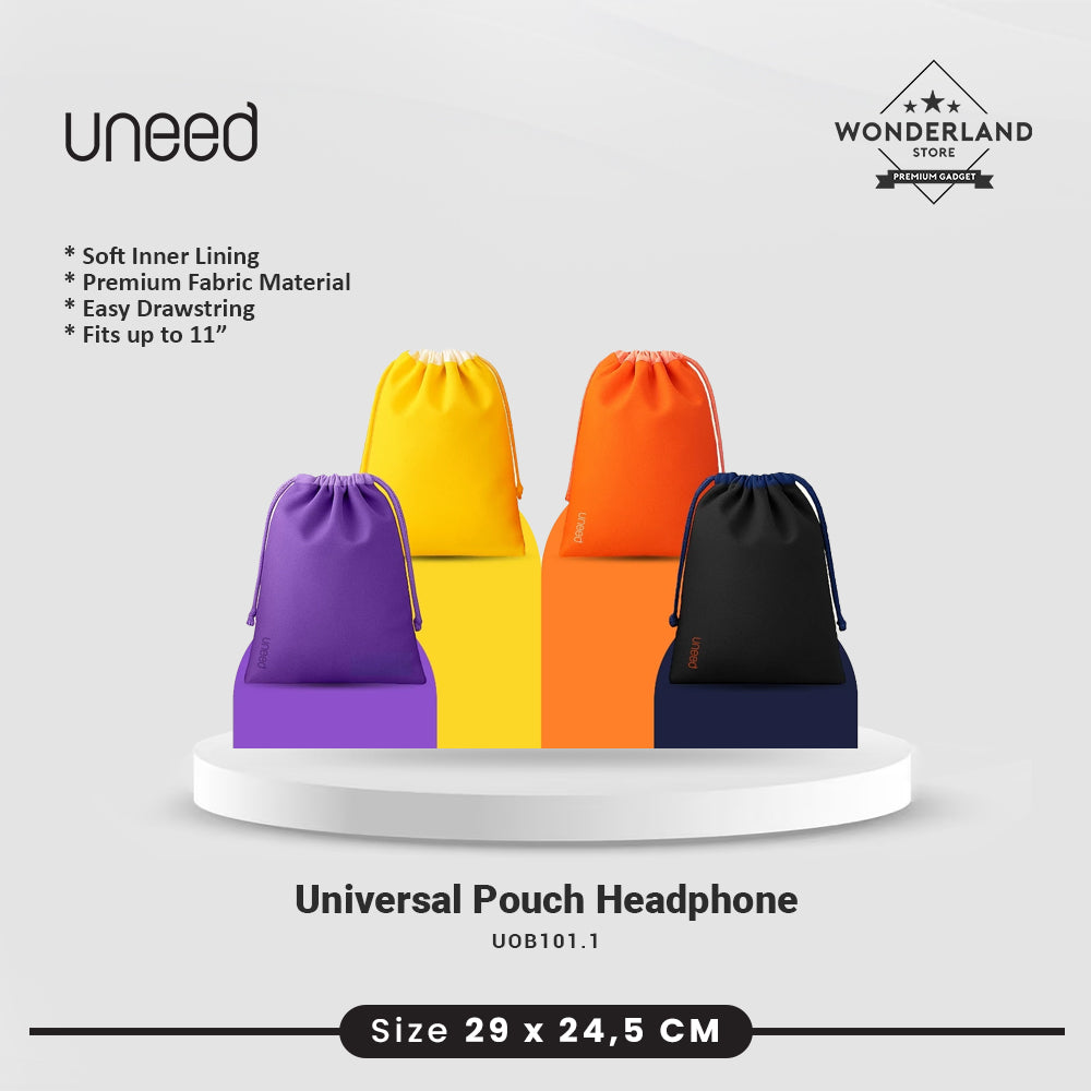 Uneed Pouch Headphone / Tablet / iPad Serut Premium Serbaguna Travel Organizer- UOB101.1