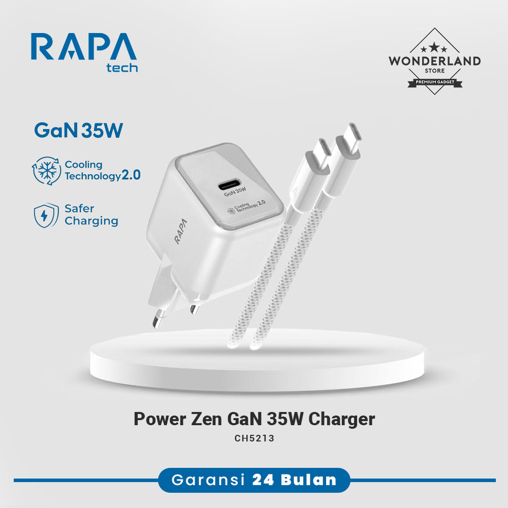 RAPAtech Power Zen 35W 45W Charger Set iPhone 16 17 Series with Ice Cooling2.0 Technology