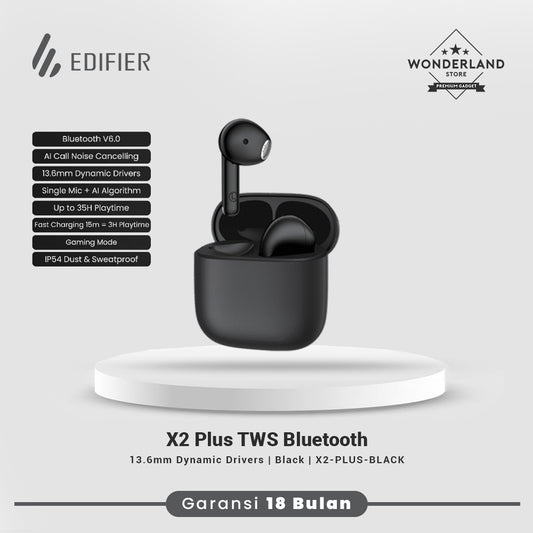 Edifier X2 Plus TWS Bluetooth 6.0 True Wireless Earbuds Low Latency IP54
