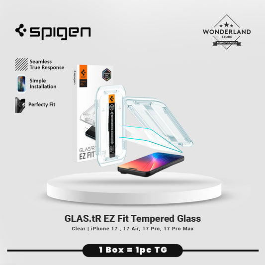 Spigen Tempered Glass for iPhone 17 Pro Max Air Spigen GlastR EZ Fit Pro HD with Tray Clear Privacy