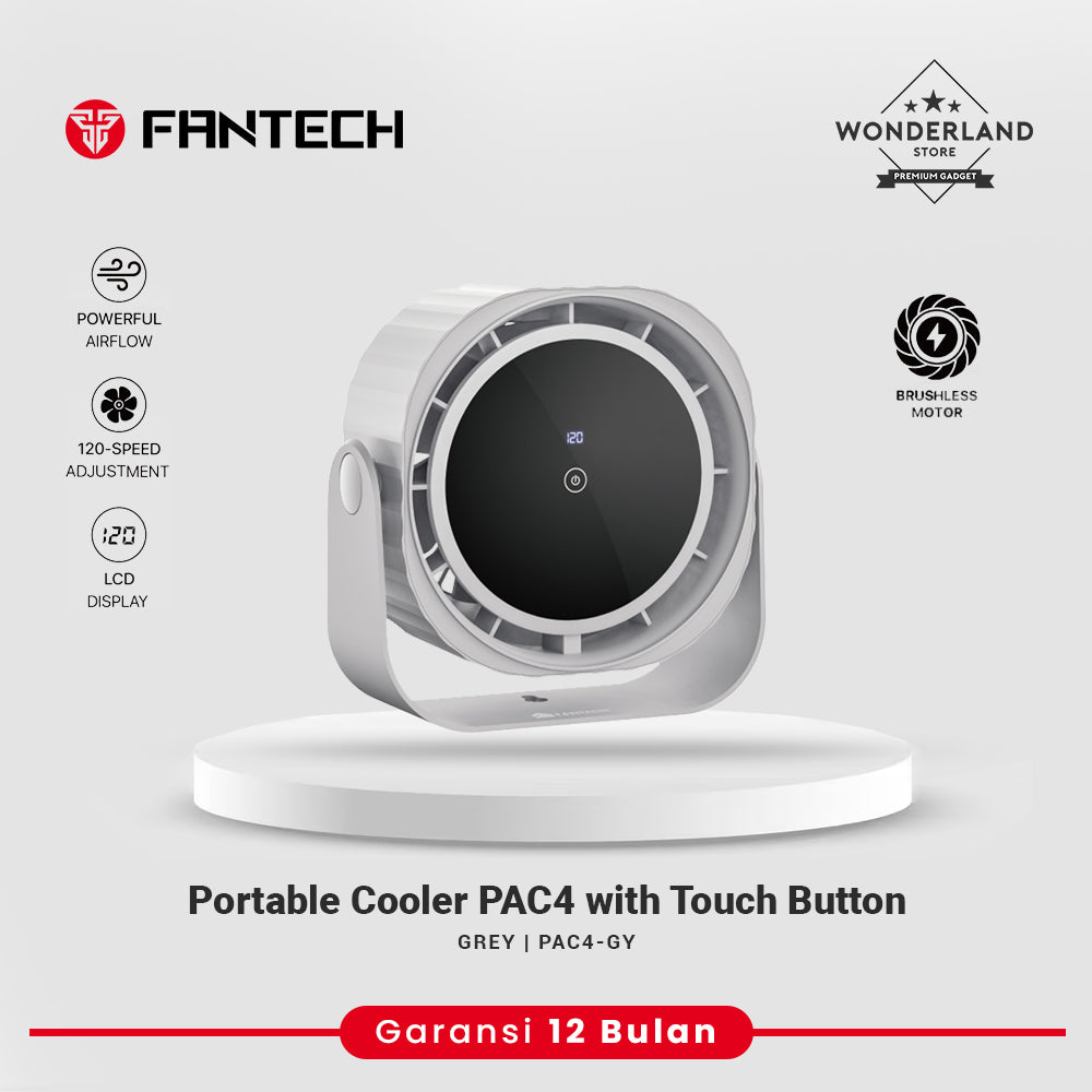 Fantech PAC4 Kipas Portable Cooler PAC4 with Touch Button LCD Display Brushless Motor
